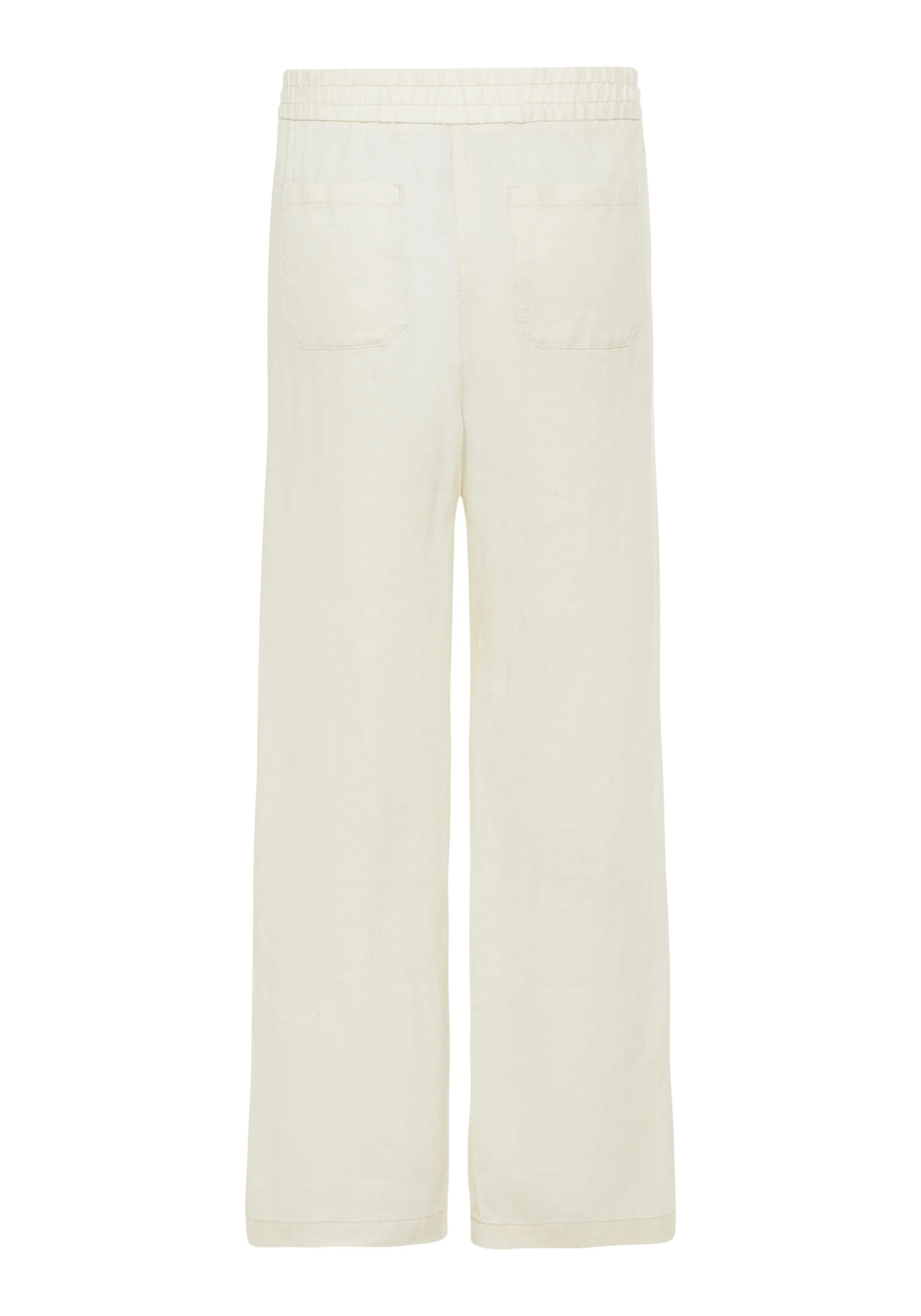 100% Linen Anna Fit Wide Leg Pull-On Pant