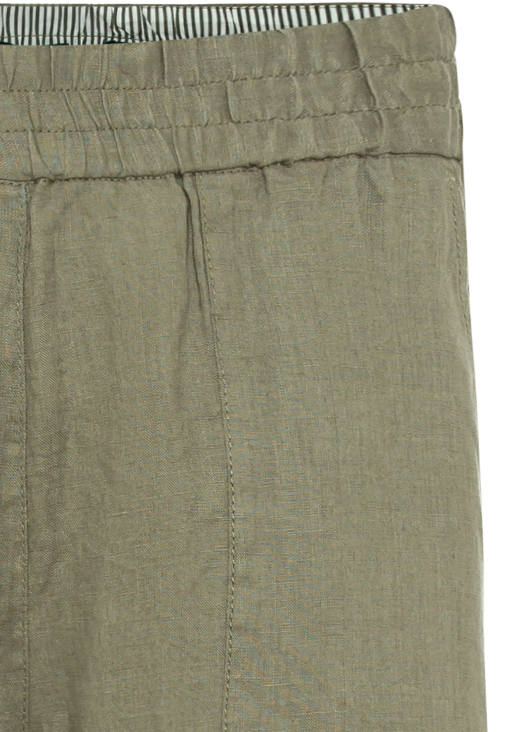 100% Linen Anna Fit Wide Leg Pull-On Pant