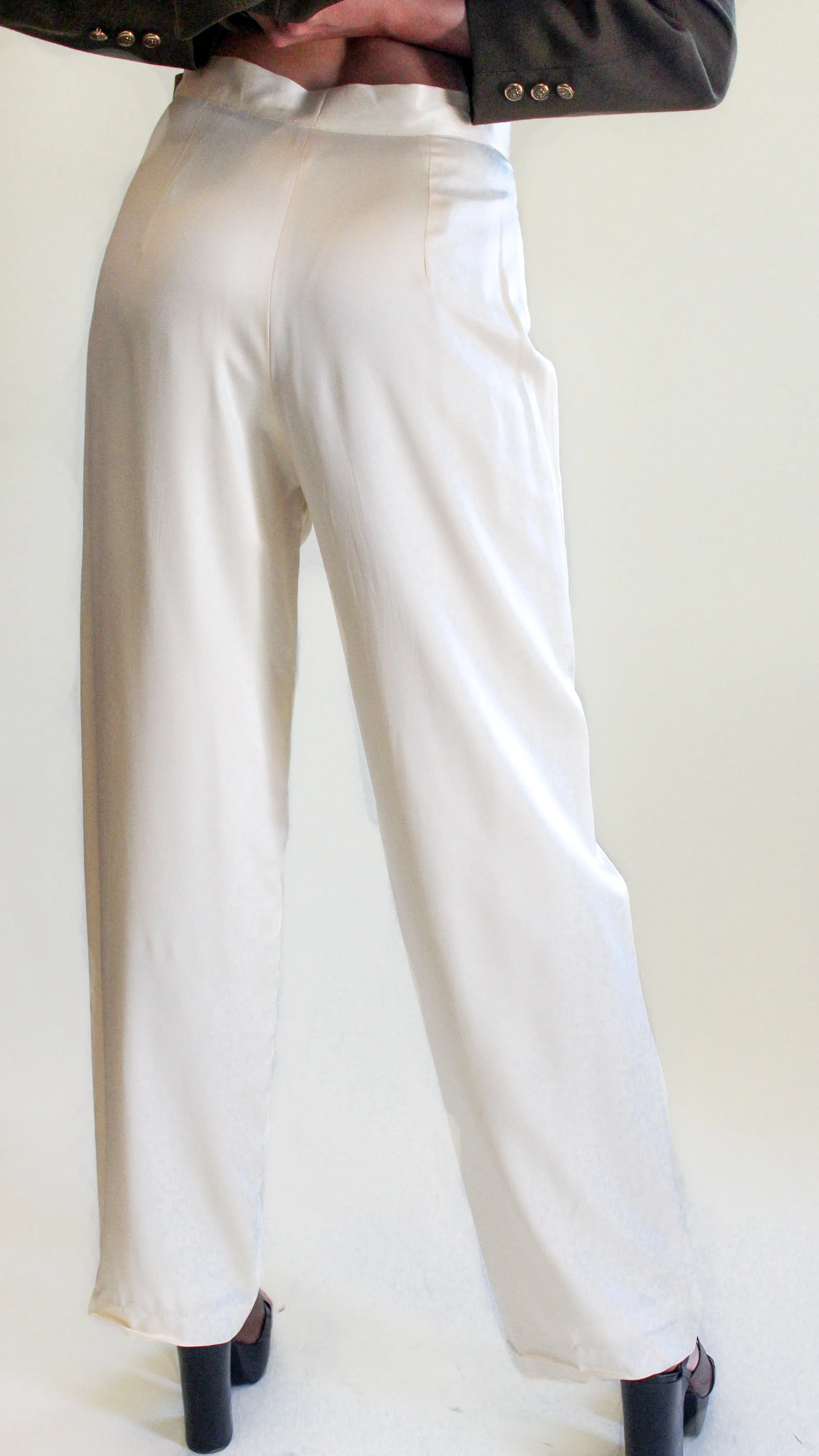 Alan Austin Silk Pants