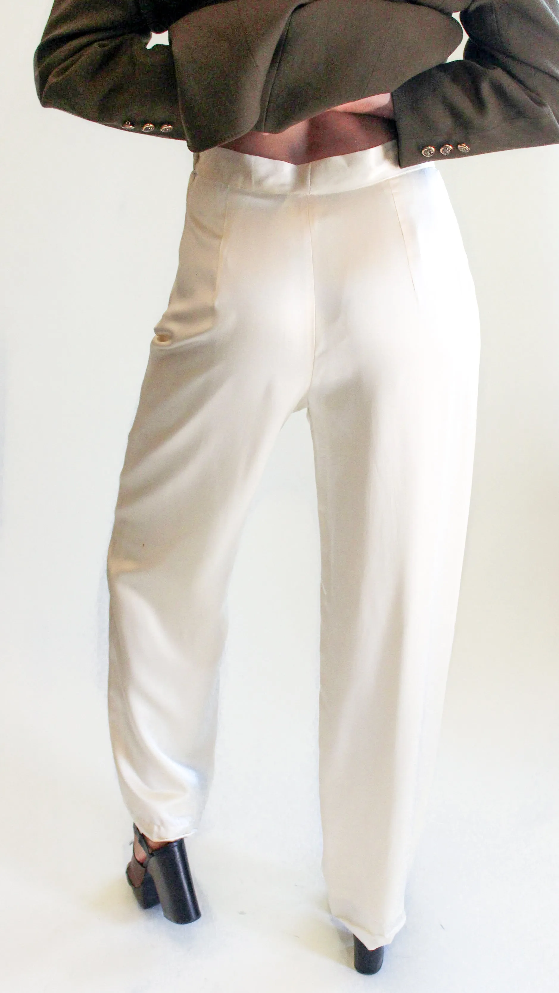 Alan Austin Silk Pants
