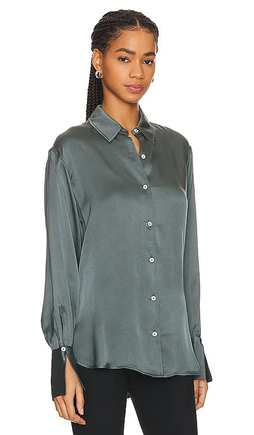 ANINE BING Monica Shirt in Slate