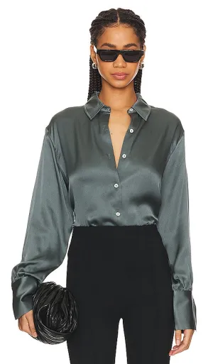 ANINE BING Monica Shirt in Slate