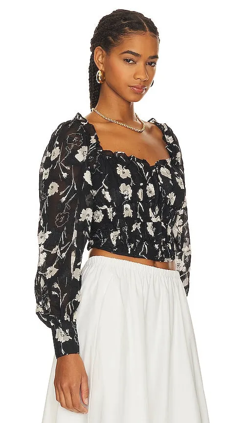 ASTR the Label Amber Top in Black