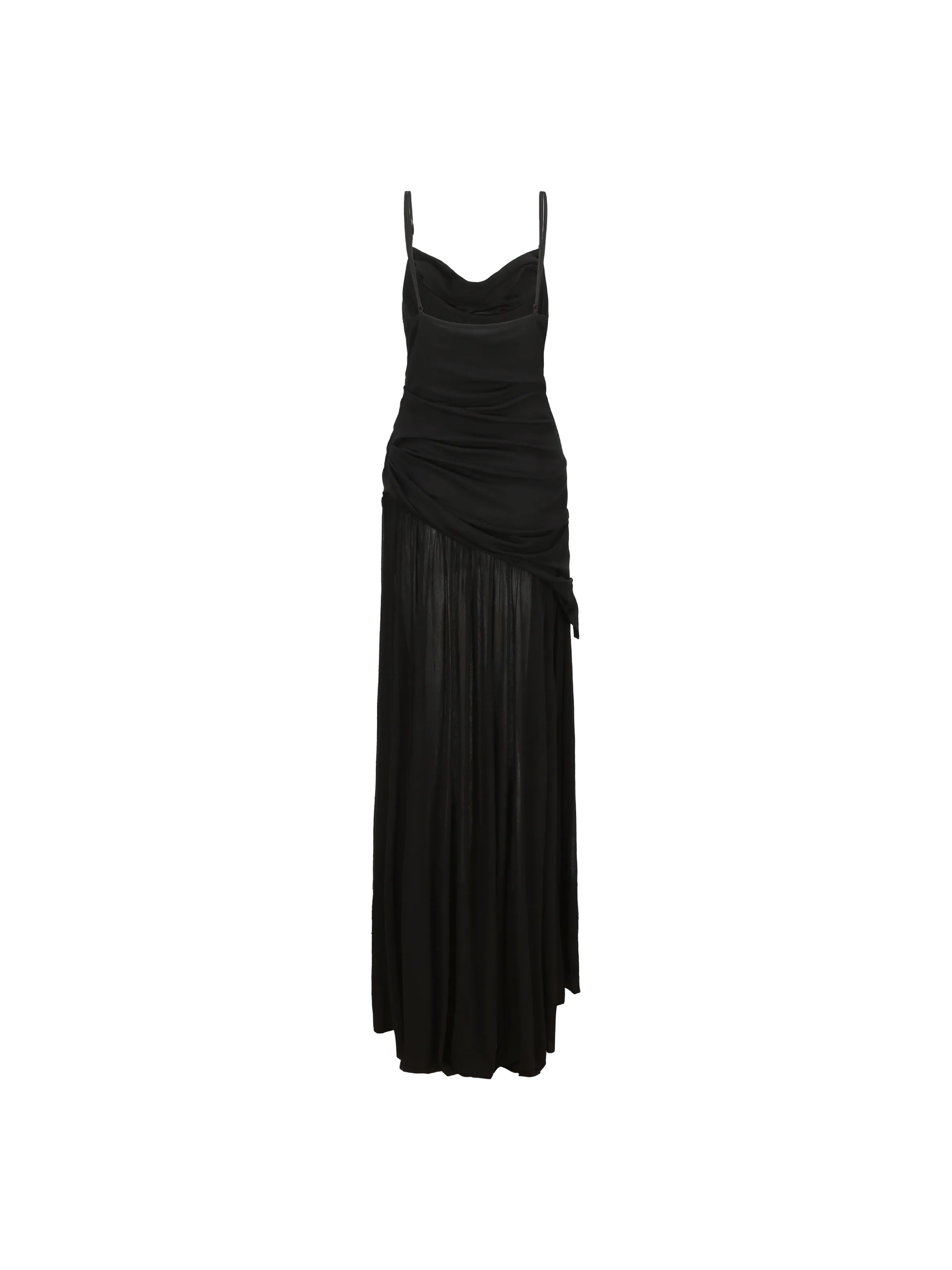 Black Knitted Swing Collar Maxi Dress