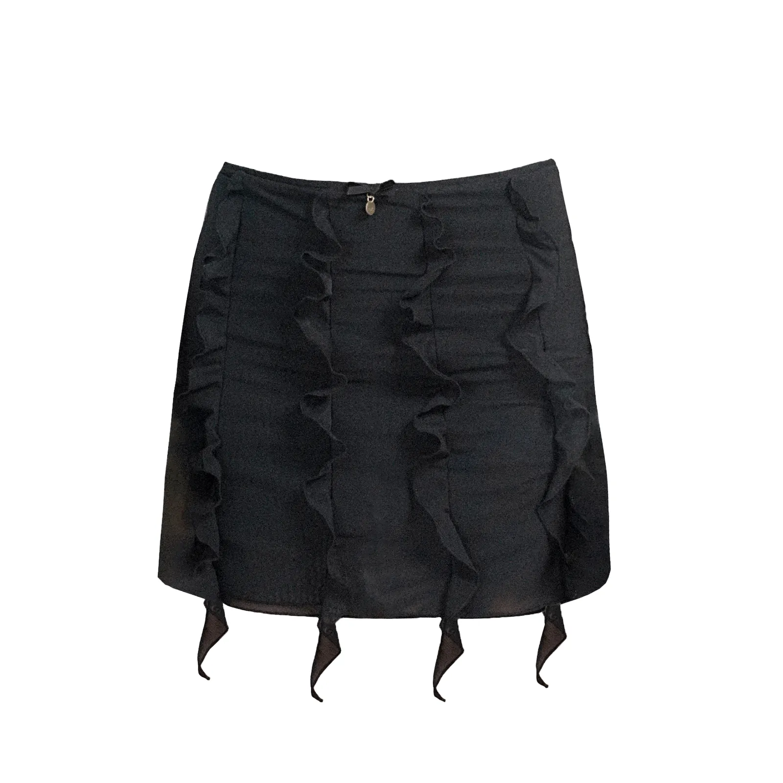 Black Ruffled skirt
