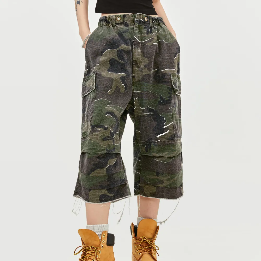 “Camouflage Slim Fit” Shorts