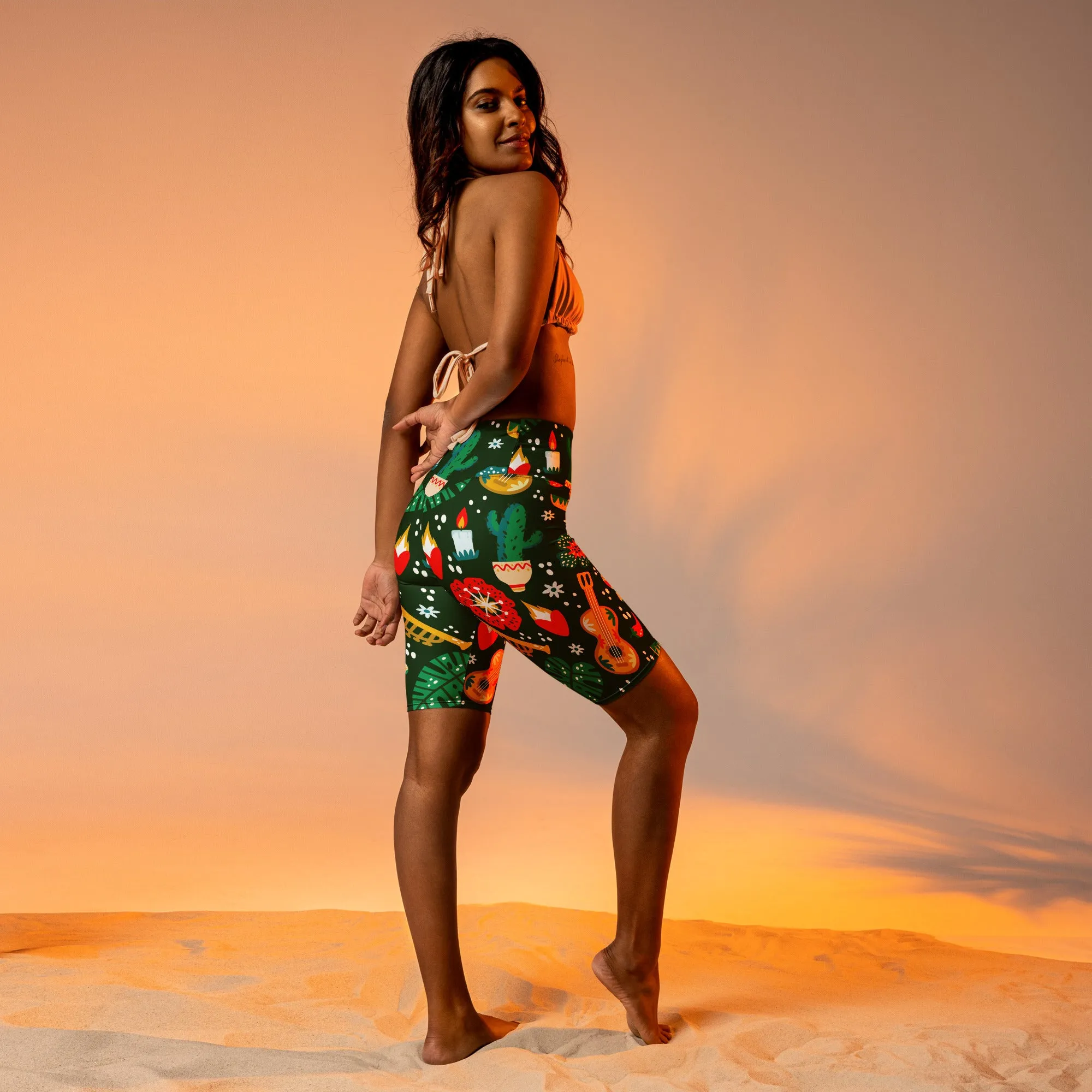 Cinco de Mayo Biker Shorts
