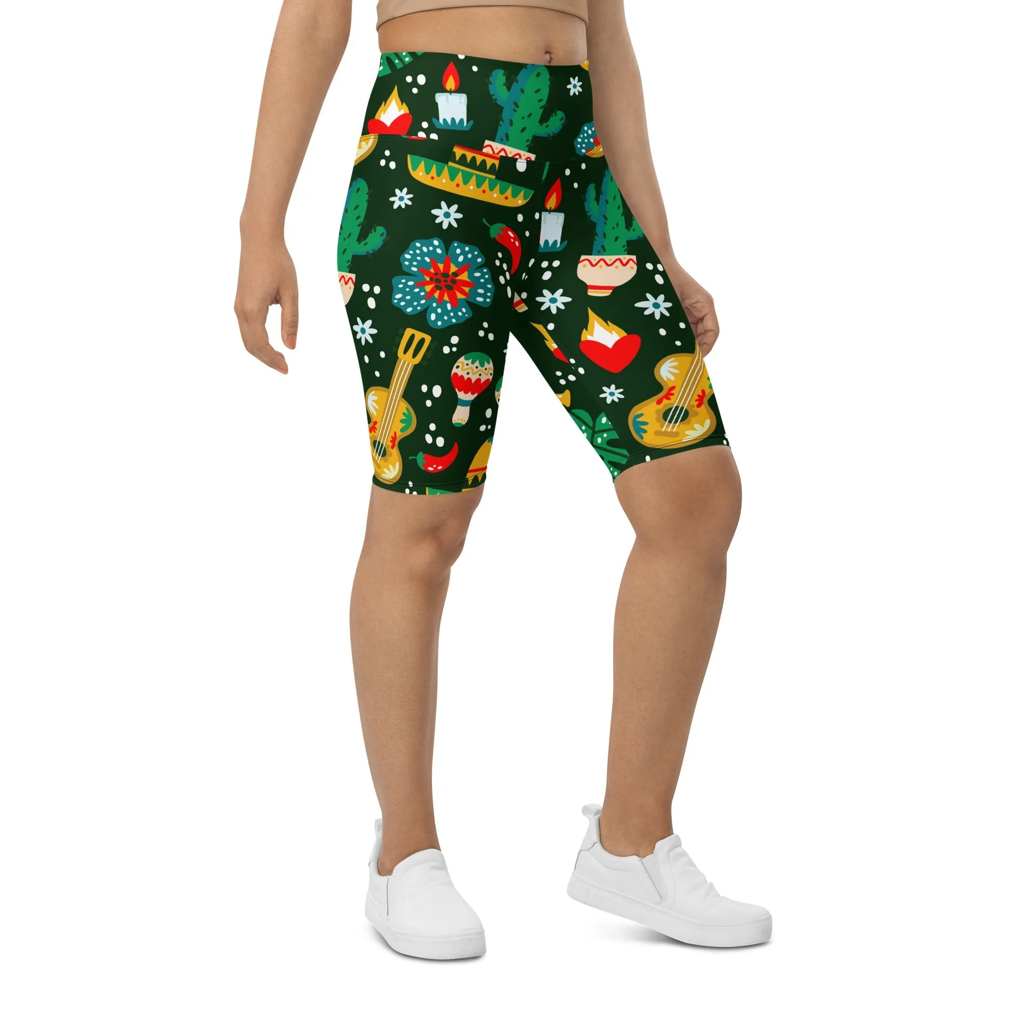 Cinco de Mayo Biker Shorts