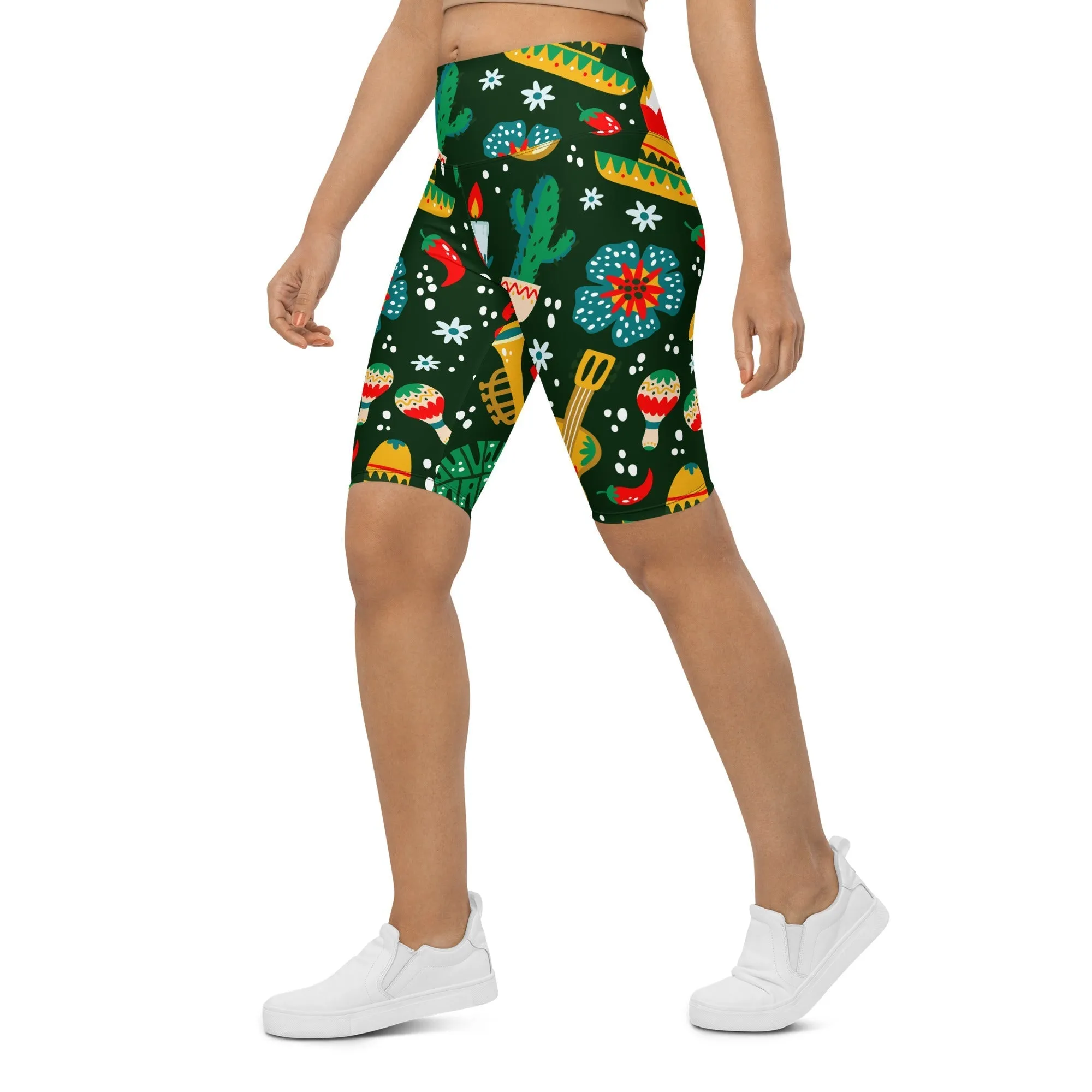 Cinco de Mayo Biker Shorts