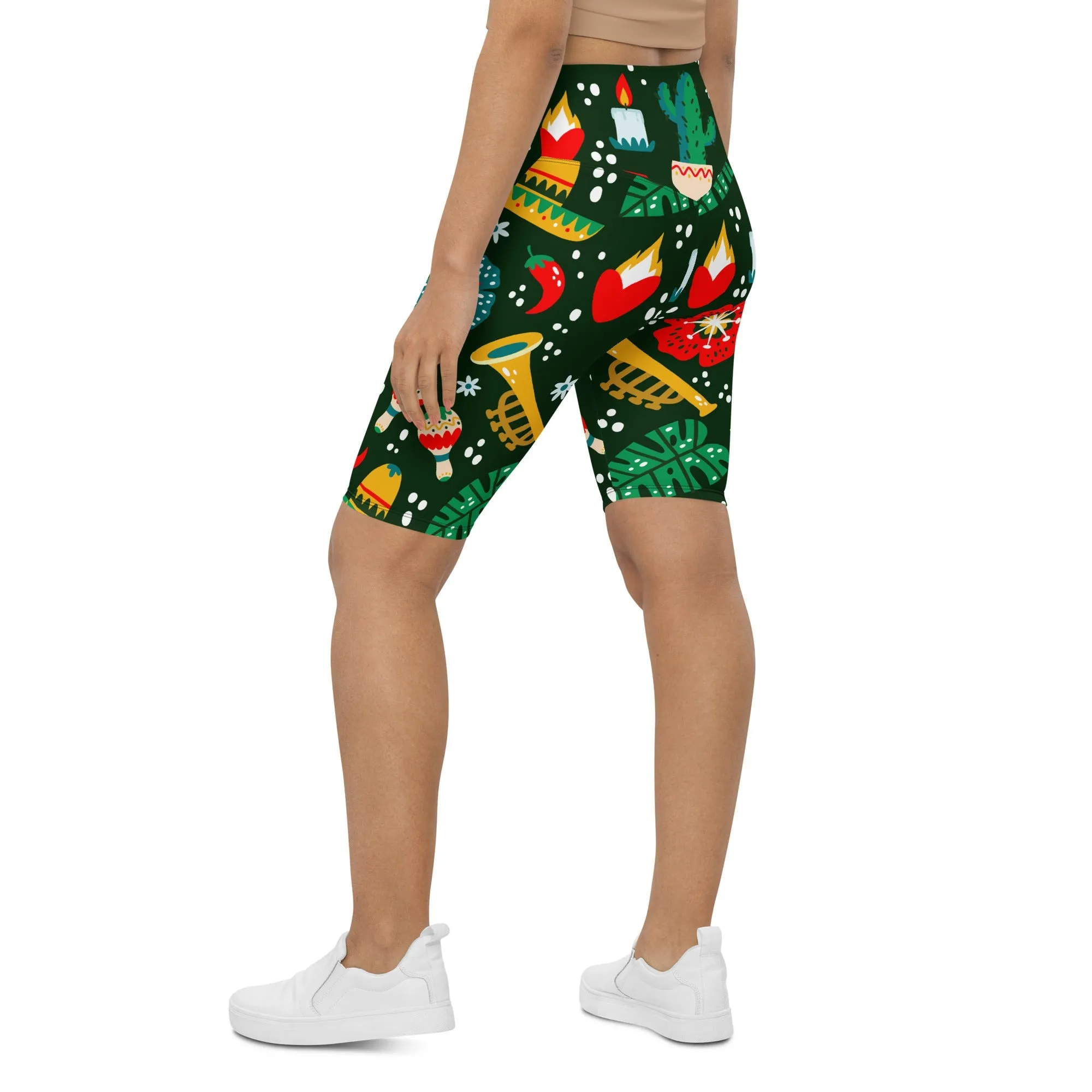 Cinco de Mayo Biker Shorts
