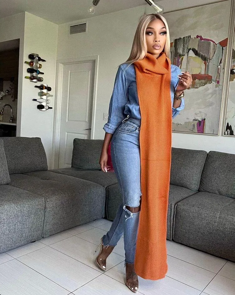 Daring Side Split Sweater Dress