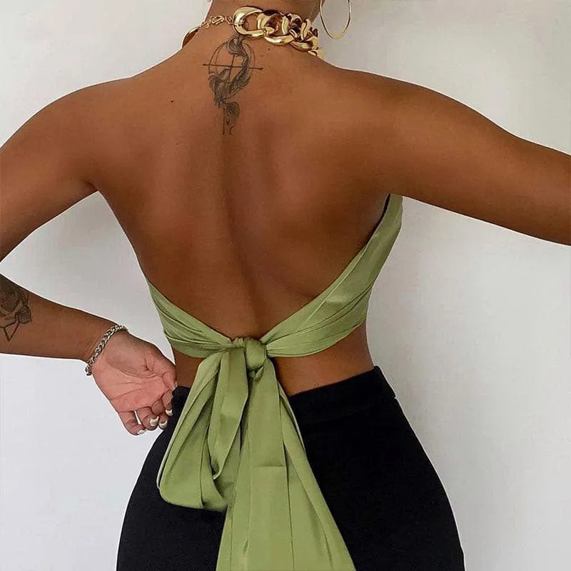 Exclusive Halter Chain Top