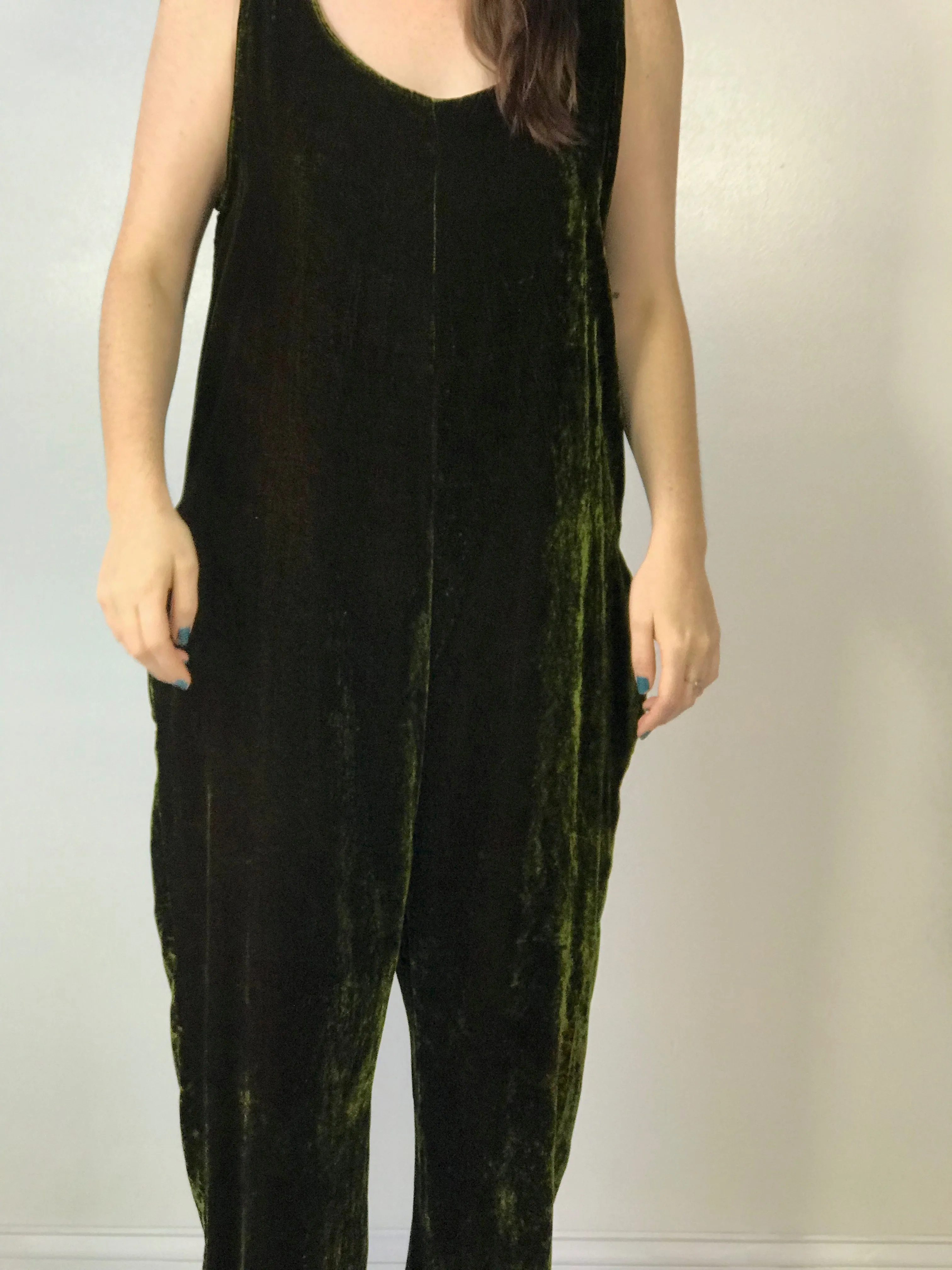 James Jumpsuit in Velvet