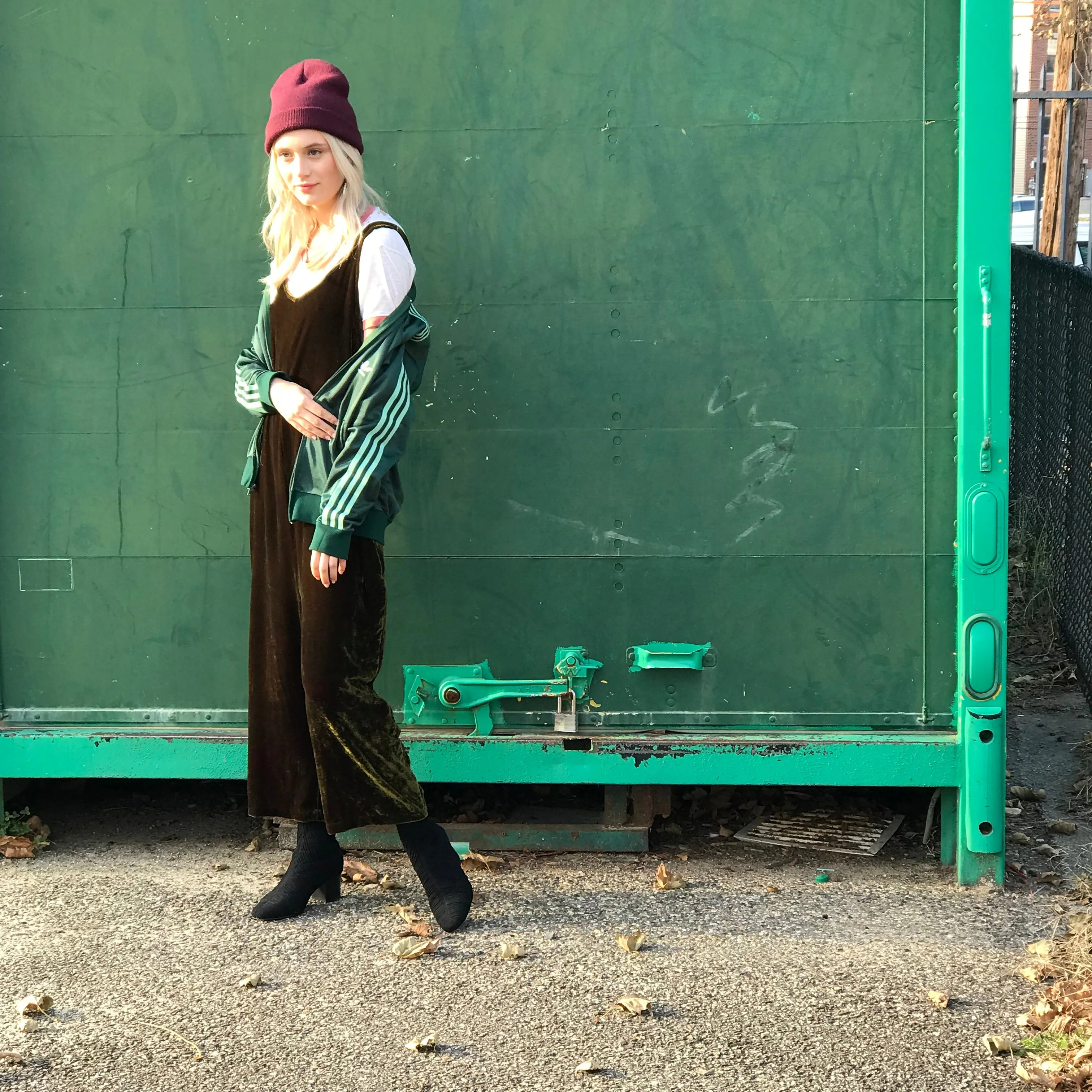James Jumpsuit in Velvet