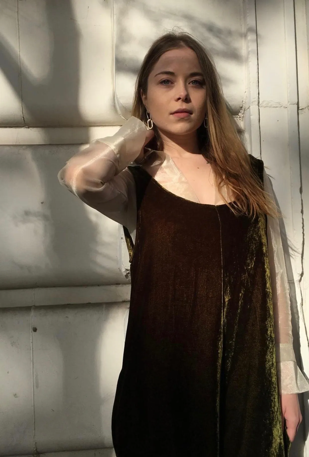 James Jumpsuit in Velvet