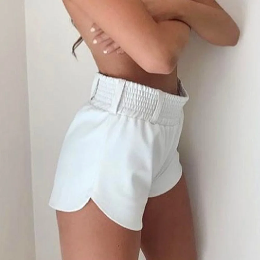 Janelle Leather Shorts