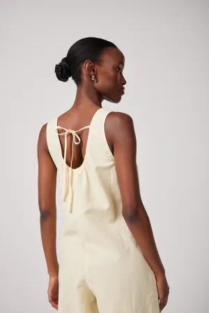 Kinto Open Back Jumpsuit - Sorbet