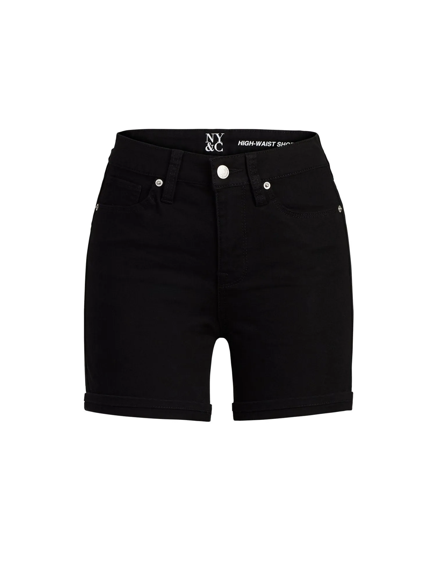 Lexi High-Waisted 5-Inch Black Short