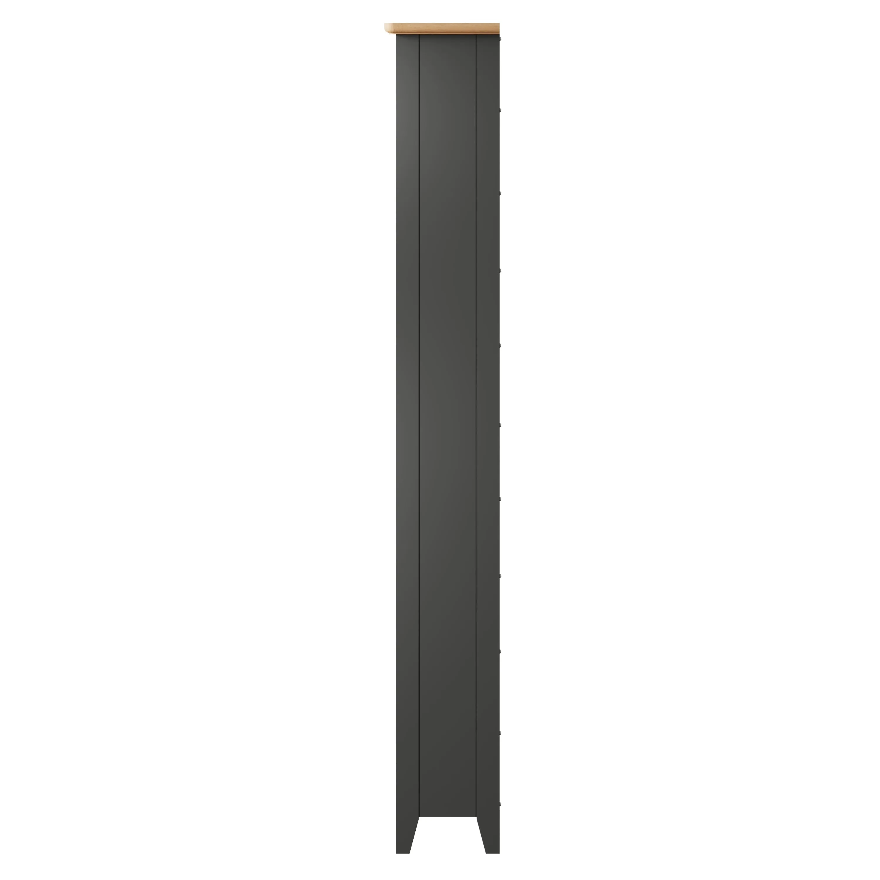 Malmesbury Grey Large Bookcase 60 x 25 x 180 cm