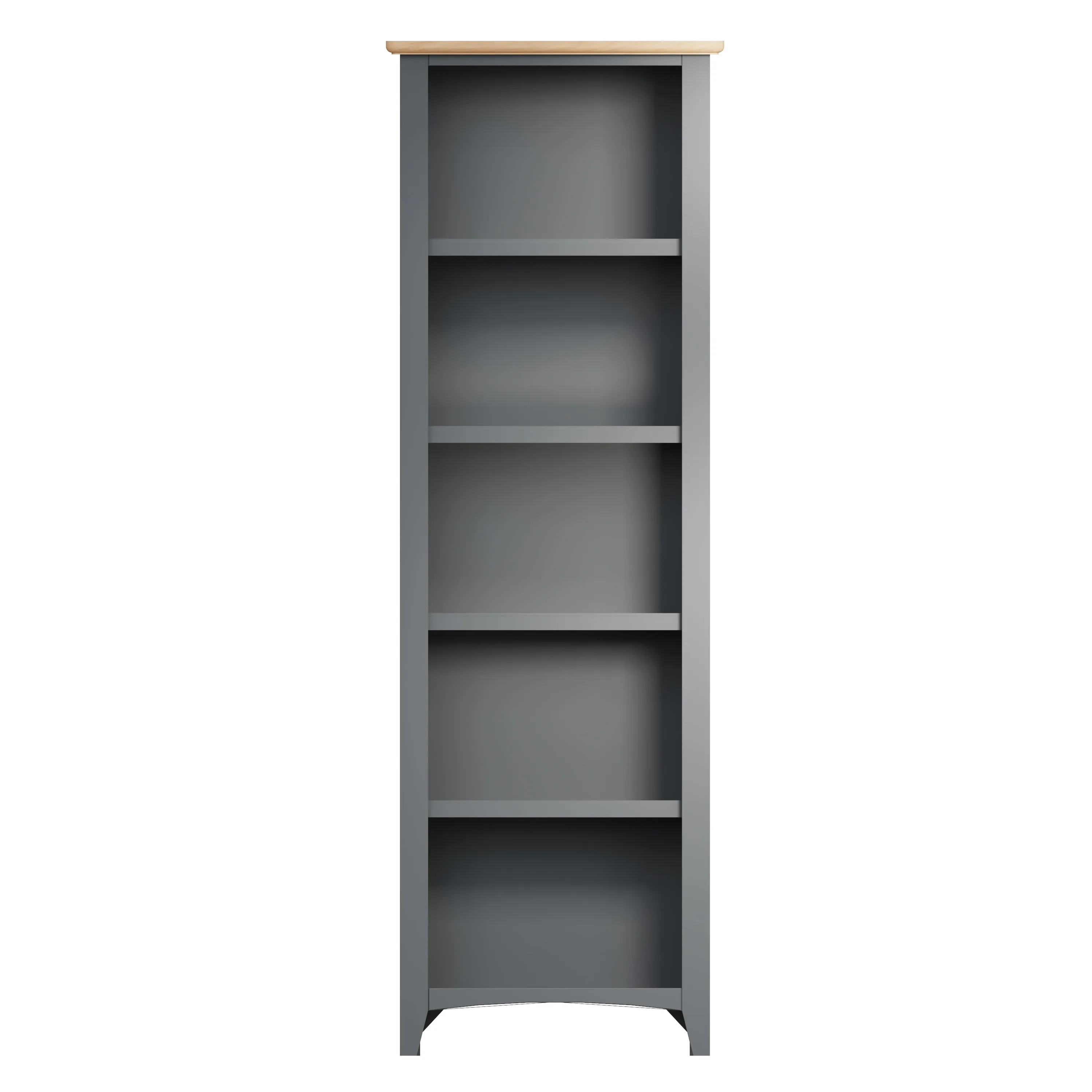 Malmesbury Grey Large Bookcase 60 x 25 x 180 cm