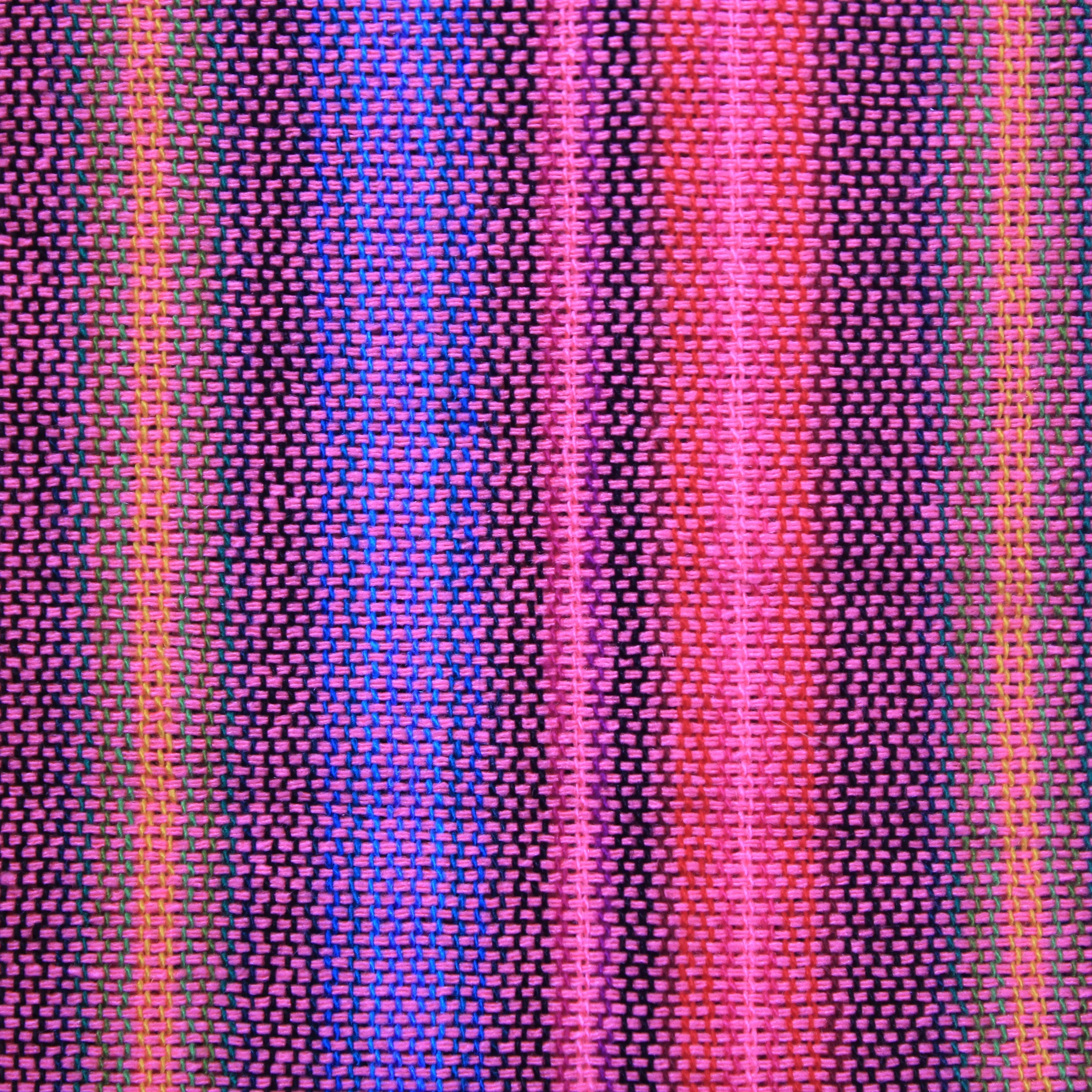 (Medium) Kinda Neon Pink with Orange Stripes 0187
