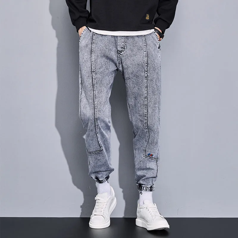Men's Plus Size Jeans Trendy Brand Men's Loose Fit