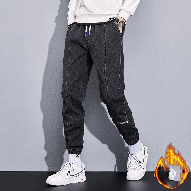 Men's Plus Size Jeans Trendy Brand Men's Loose Fit