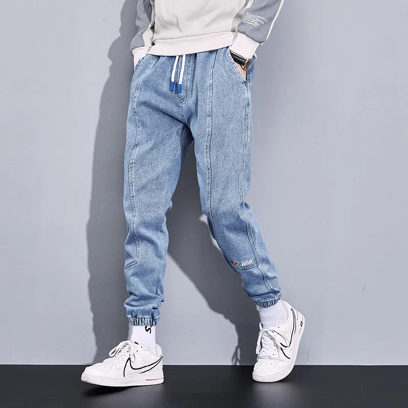 Men's Plus Size Jeans Trendy Brand Men's Loose Fit