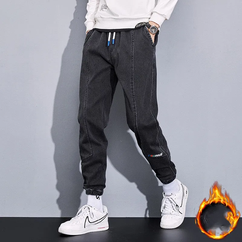 Men's Plus Size Jeans Trendy Brand Men's Loose Fit