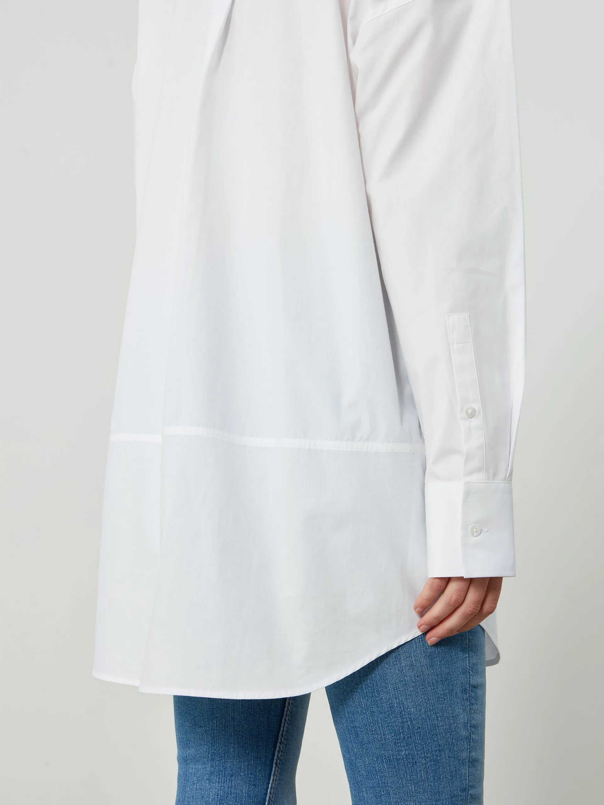 Molly fine poplin white shirt