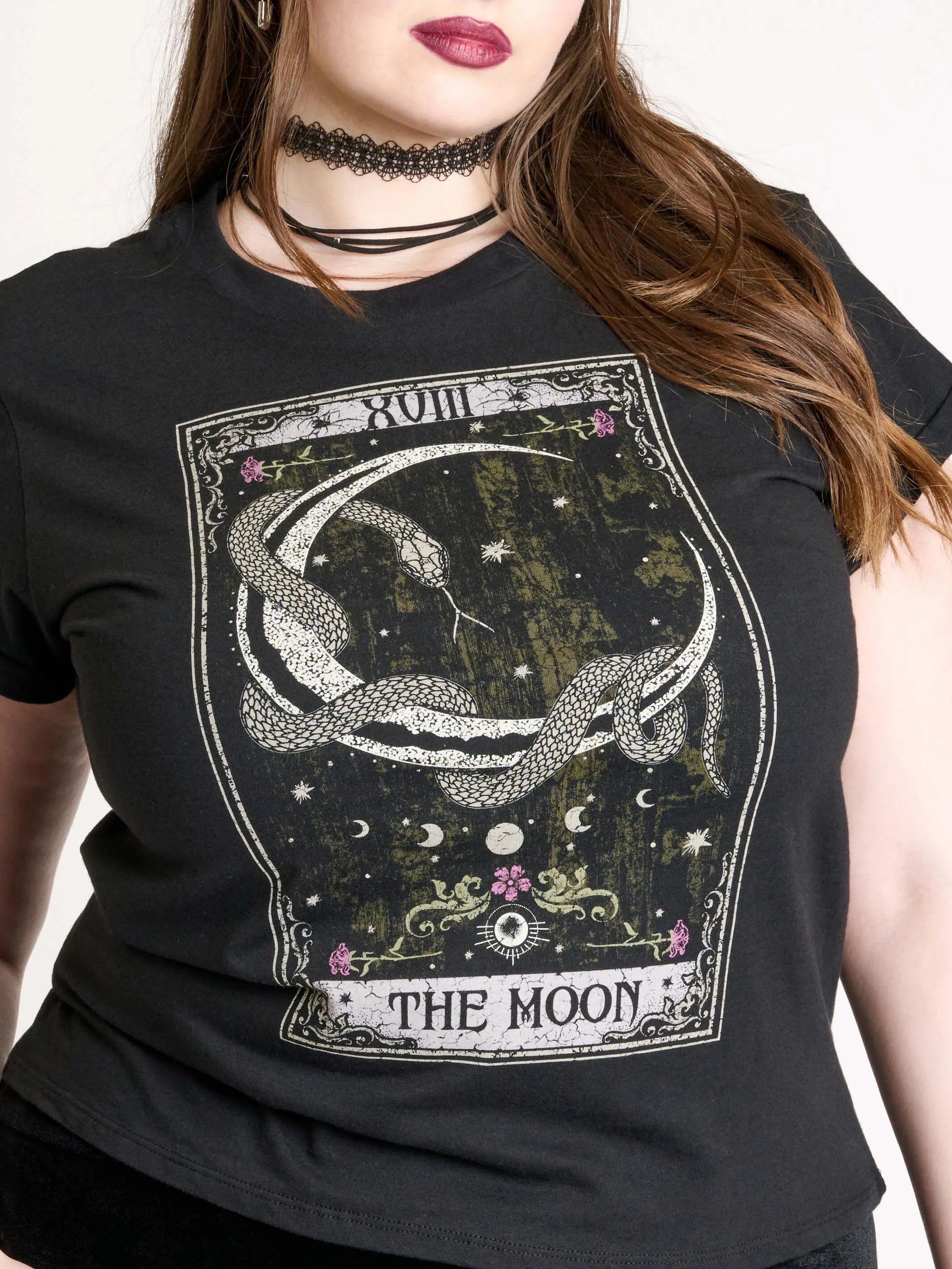 Moon Tarot Baby Tee