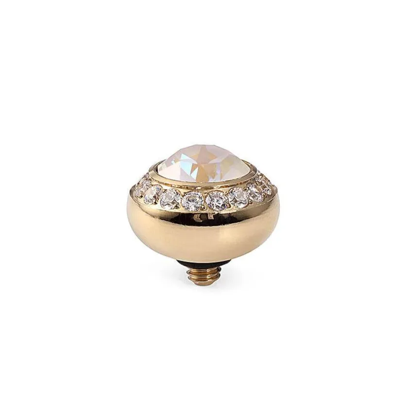 Qudo Tondo Deluxe 10mm Gold Topper - Light Grey Delite