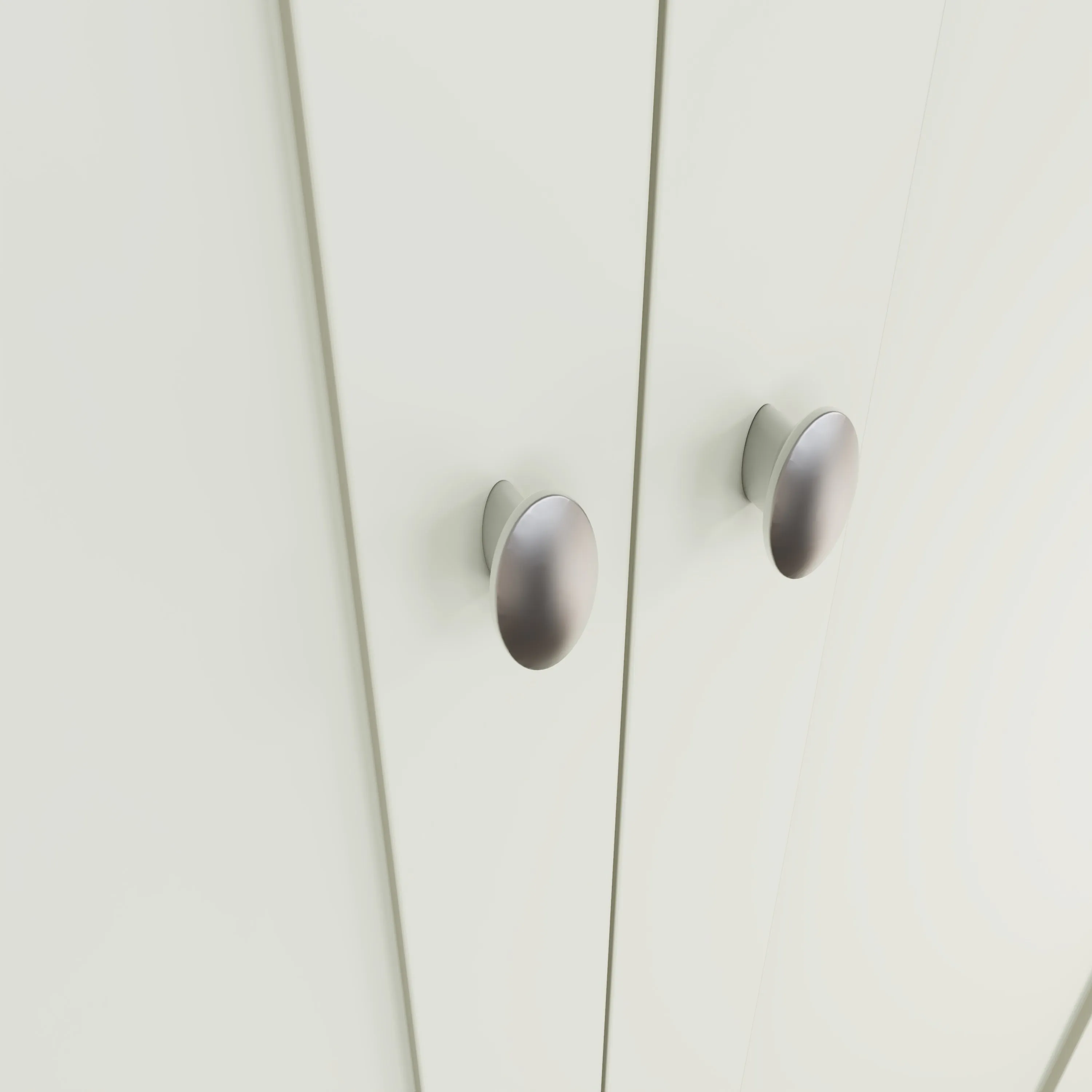 Salisbury Pure White Wardrobe 2 Door Full Hanging 85 x 52 x 180 cm