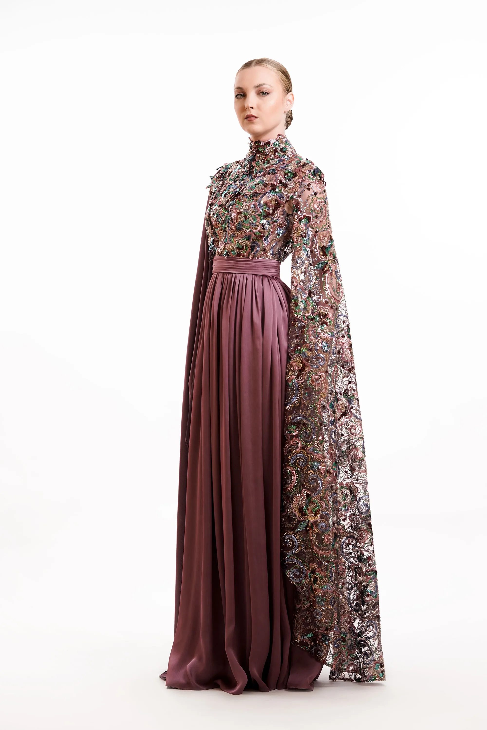 Serenade in Silk Dress