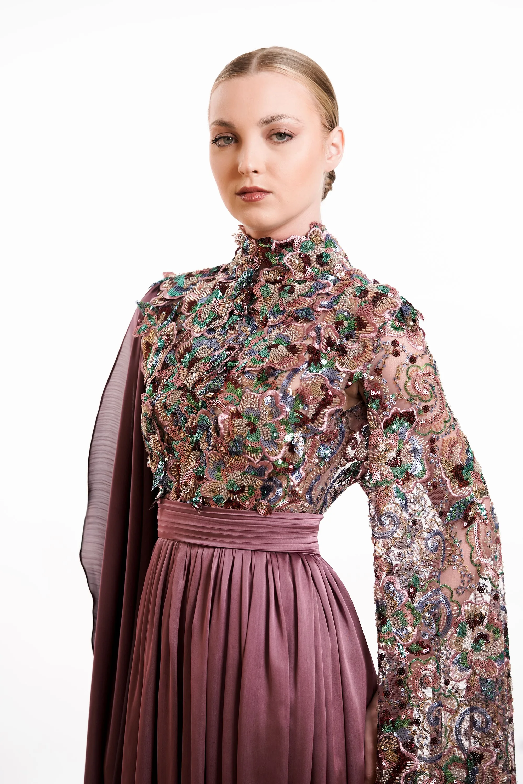 Serenade in Silk Dress