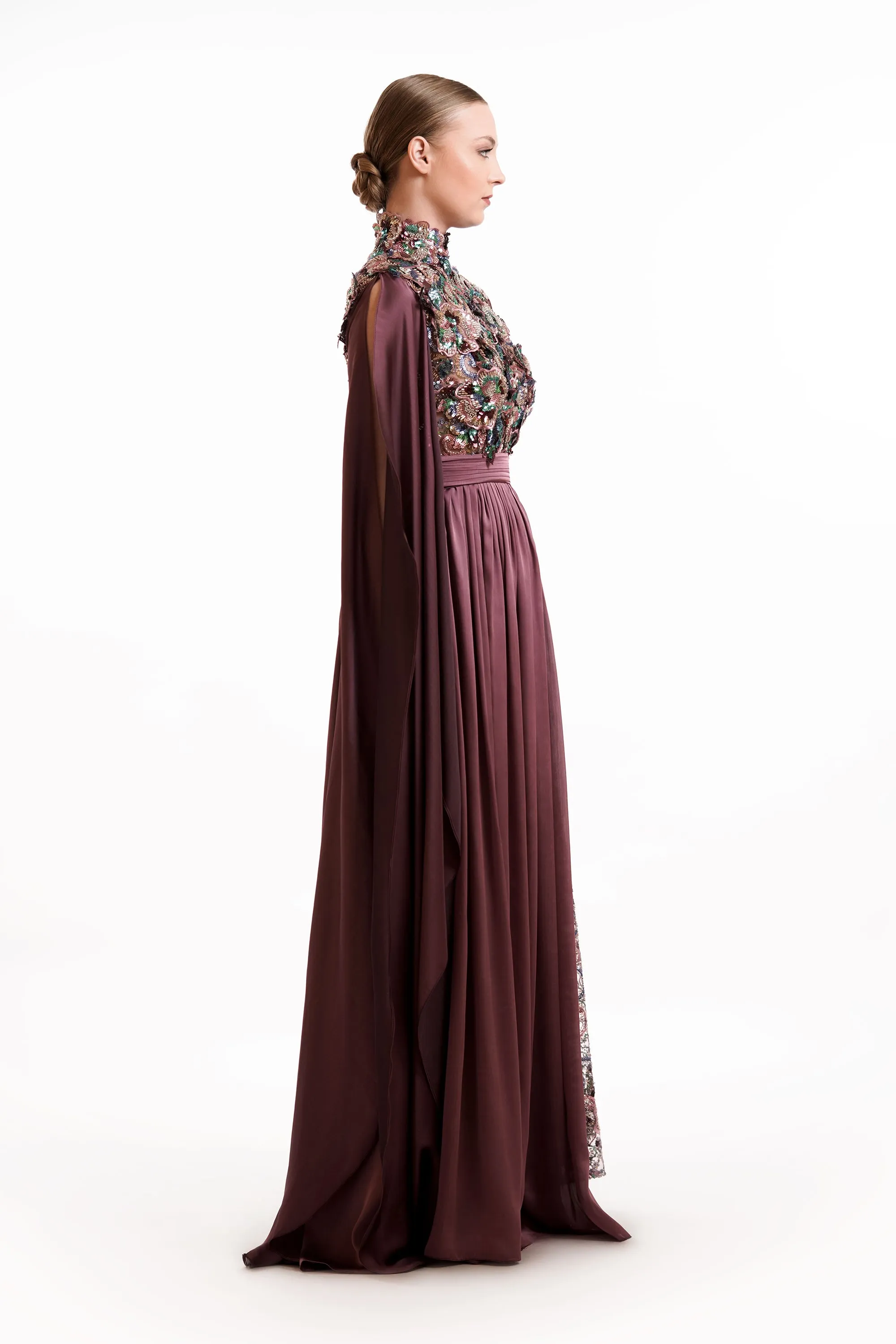 Serenade in Silk Dress