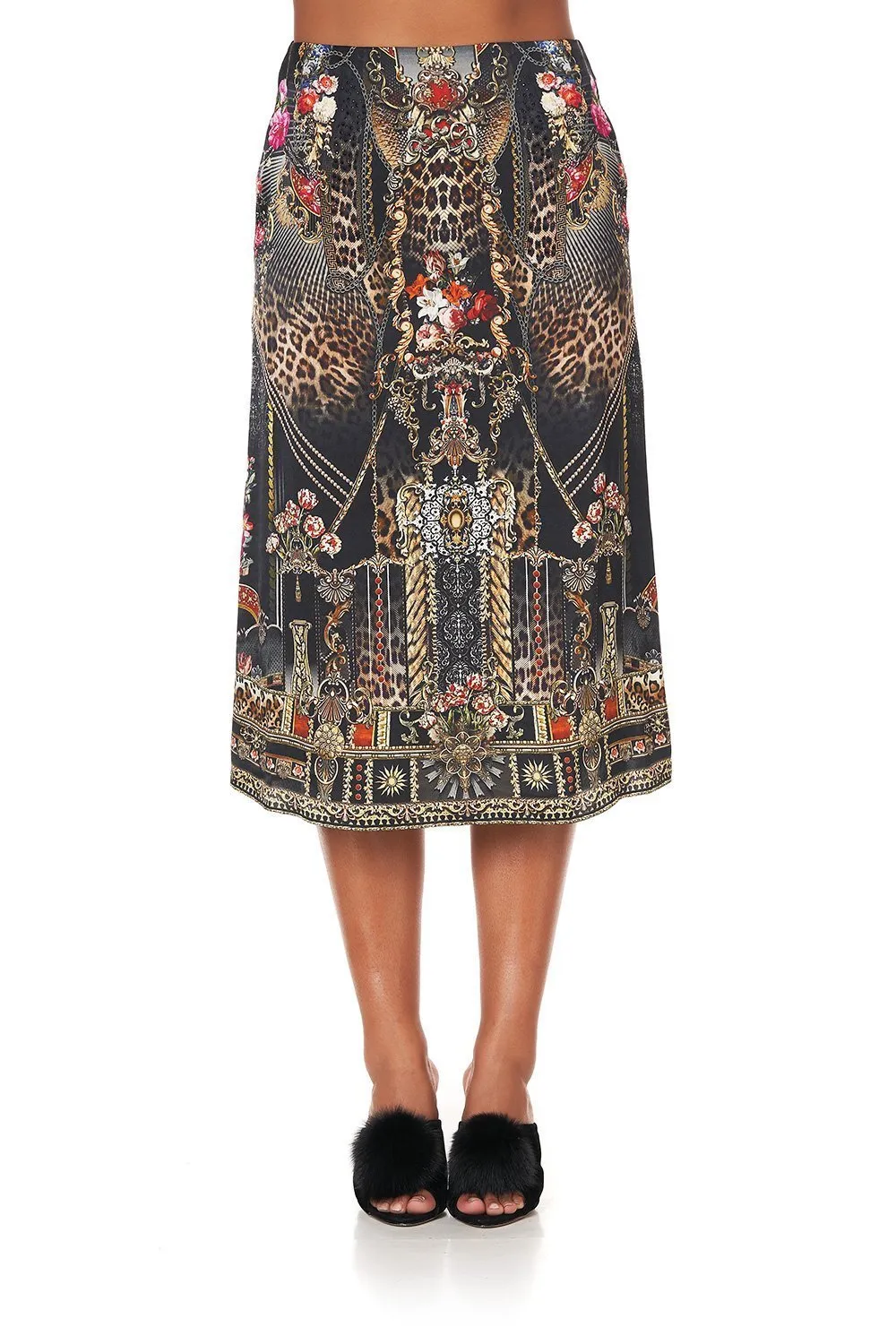 Slip Midi Skirt- Gothic Goddess