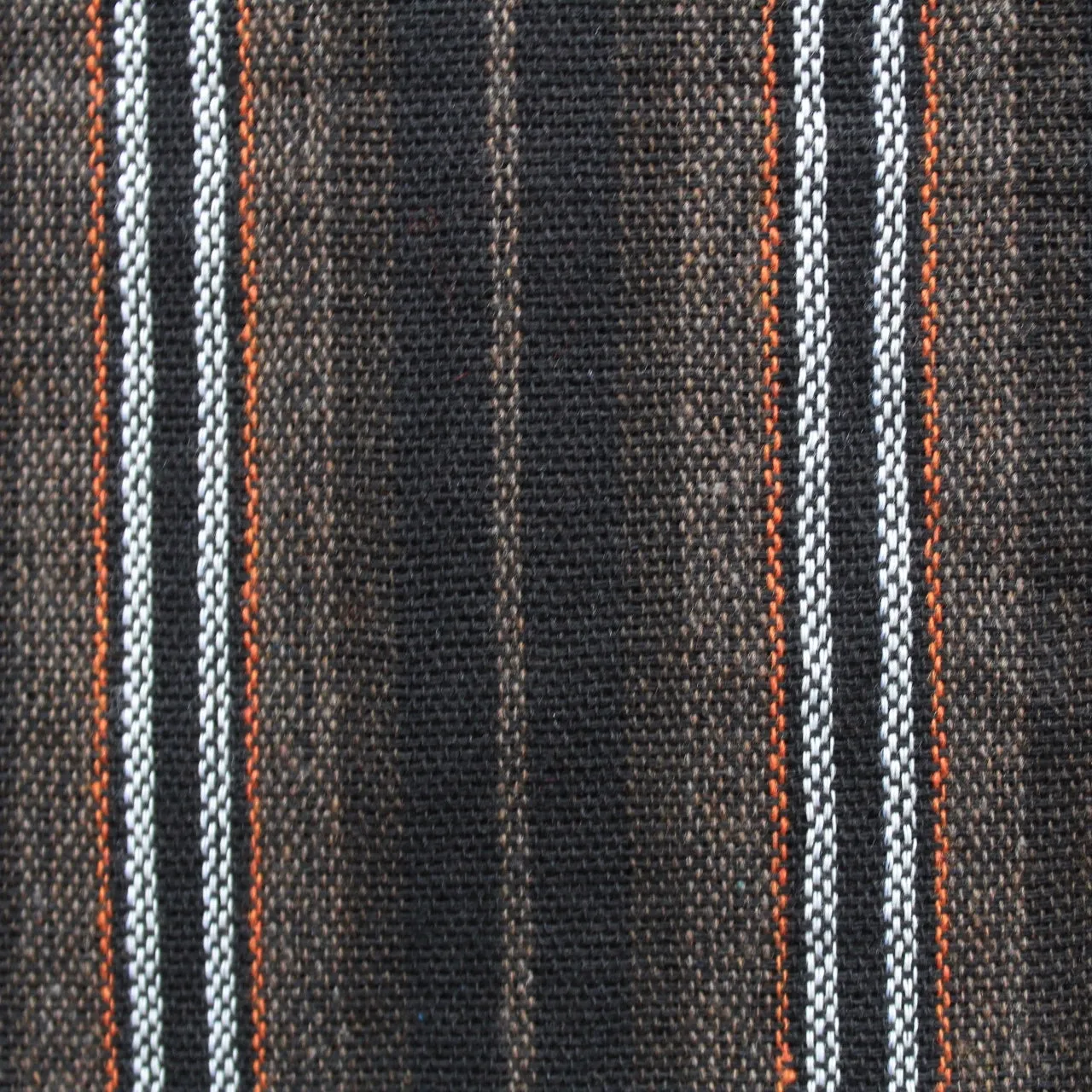 (Small) Brown with Orange and White stripes 0240