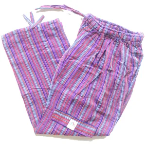 (Small) Purple with Blue and White Stripes 0181