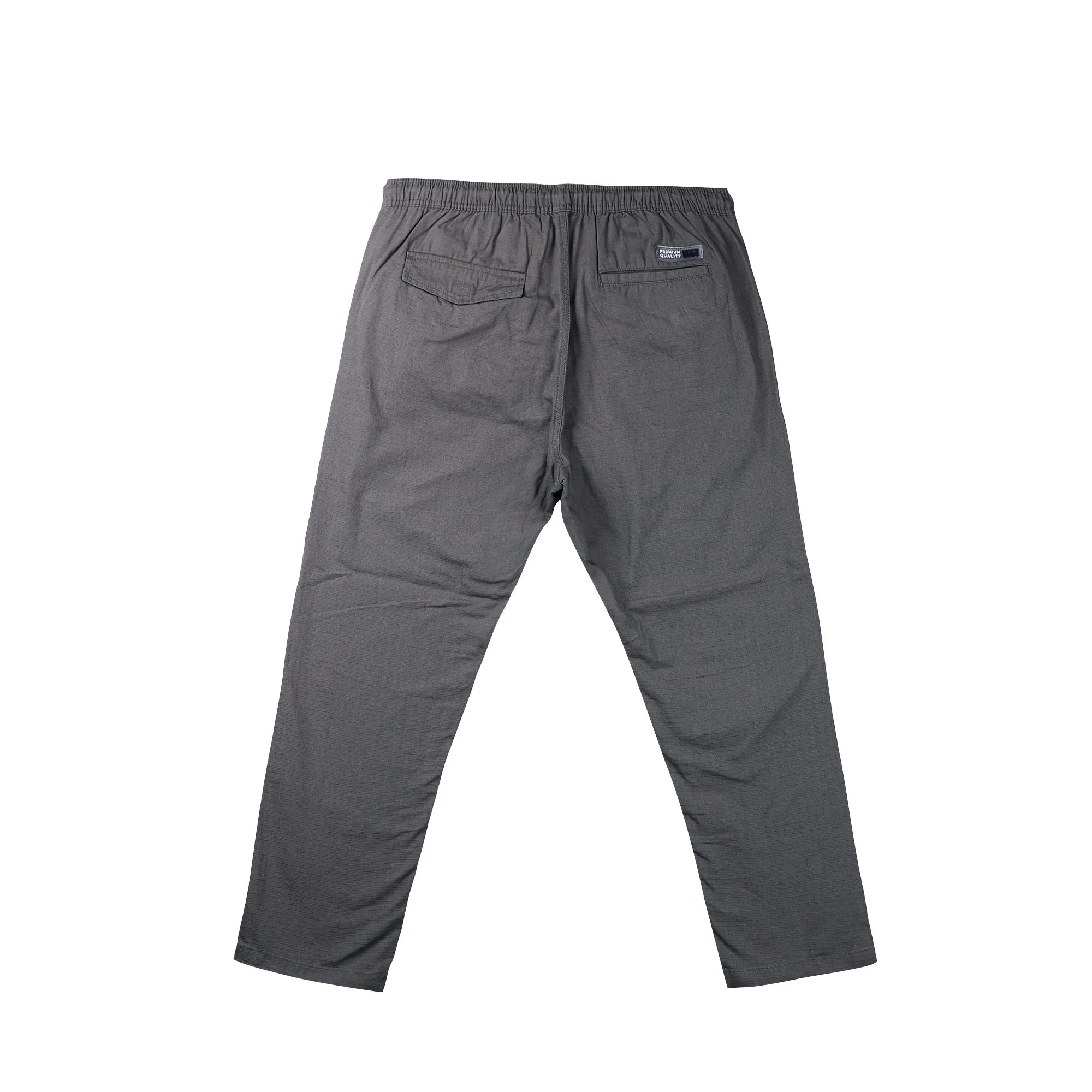 Stylistic Mr. Lee Men's Basic Non-Denim Trouser Pants Mid Waist 155054 (Charcoal Gray)