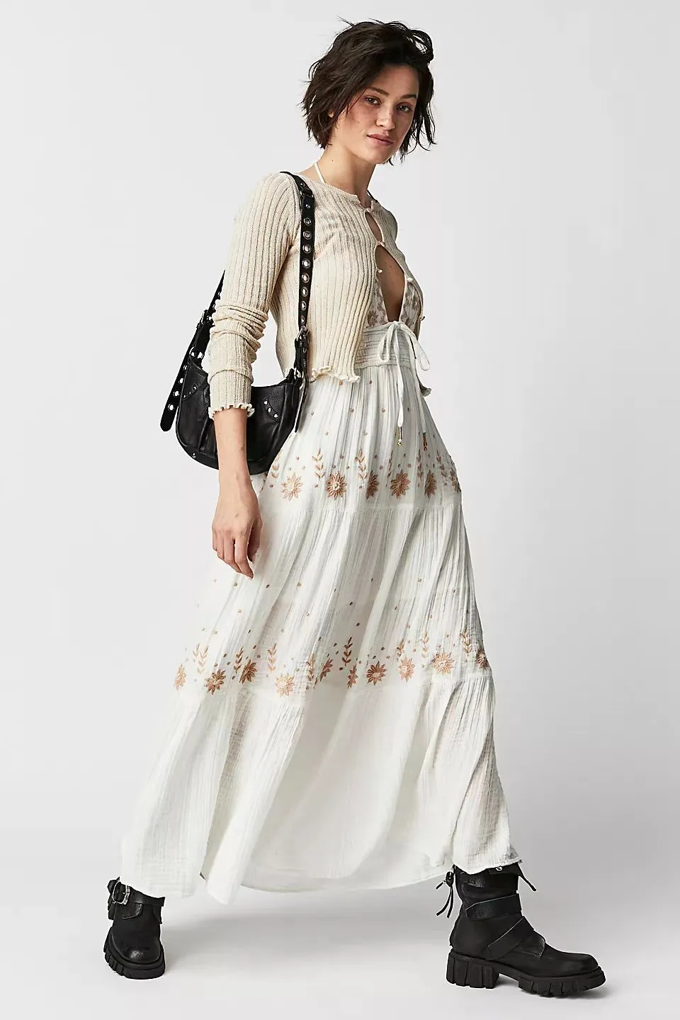 V-Neck Sleeveless Backless summer Maxi Dress