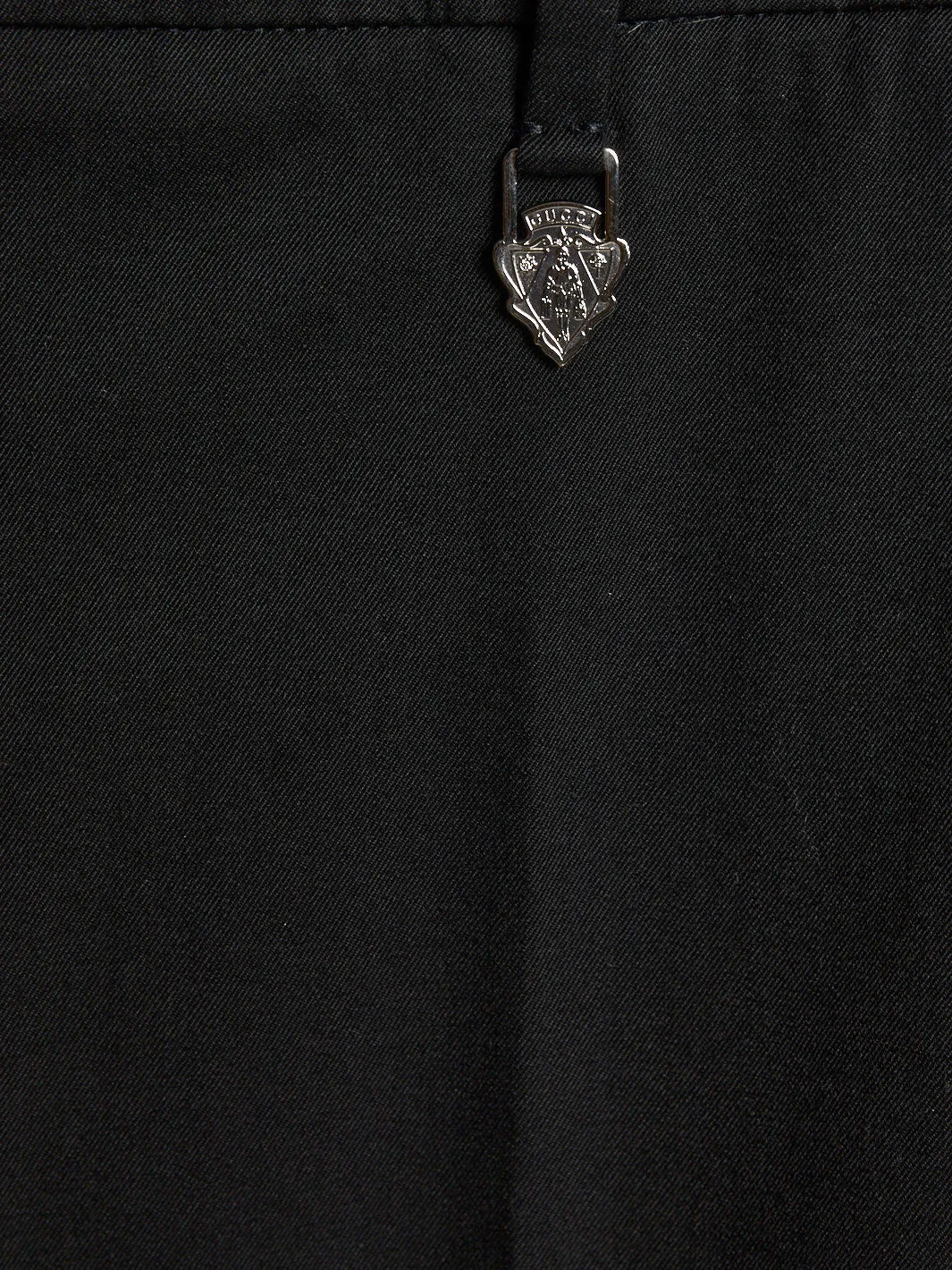 Y2K Gucci black low-waisted pants with flared line
